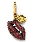    Juicy Couture Vampire Lips Charm  