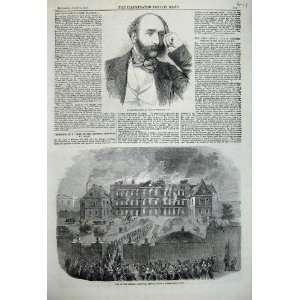  1859 War Robert Walpole Fire General Hospital Jersey
