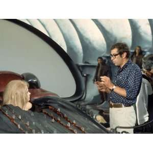  Director Roger Vadim and Jane Fonda Working on Movie 