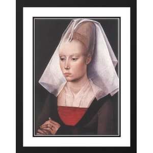 Weyden, Rogier van der 28x36 Framed and Double Matted Portrait of a 