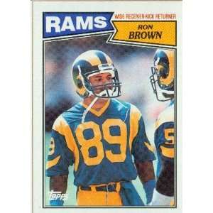  1987 Topps #148 Ron Brown   Los Angeles Rams (Football 