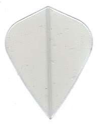 Dart Flights  1 Crystal Clear Amerithon Kite Shape Set  