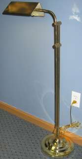   Used Brass Colored Floor Lamp American Lighting +++++  