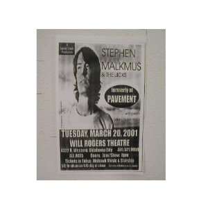 Stephen Malkmus of Pavement & The Jicks Handbill Poster