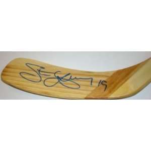 Steve Yzerman Autographed Stick   Full Size EASTON JSA