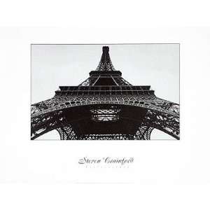 Eiffel Tower by Steven Crainford. size 24 inches width by 18 inches 