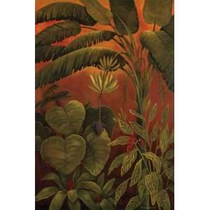  Susan Oller 24W by 36H  Tropical Delight I CANVAS Edge 