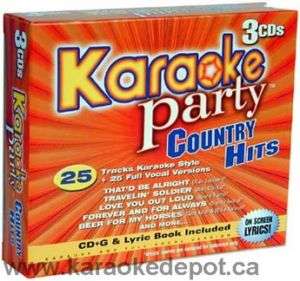 Karaoke Party CD+G   Country Hits   Kareoke  