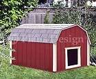 Dog House Plans Gambrel / Barn Roof Style Design 90203B