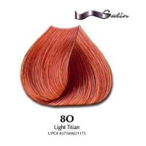  8O Light Titian   Satin Hair Color with Aloe Vera Base 