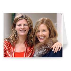 Trinny Woodall and Susannah Constantine   Greeting Card (Pack of 2 