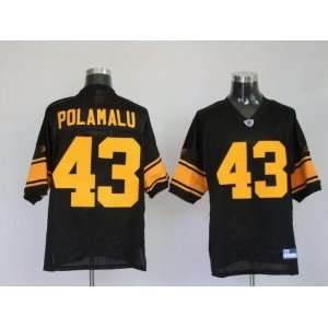 Troy Polamalu #43 Pittsburgh Steelers Replica Alternate NFL Jersey 