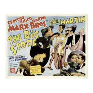 The Big Store, Harpo Marx, Chico Marx, Virginia OBrien, Groucho Marx 