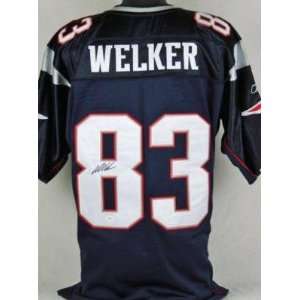 Wes Welker Autographed Uniform   Authentic   Autographed NFL Jerseys