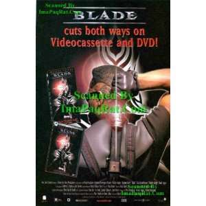  Blade Wesley Snipes DVD / VHS Great Original Photo 