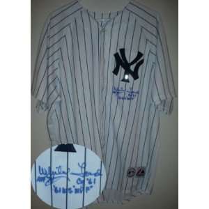 Whitey Ford Signed Auth. Yankees Jersey w/Inscription