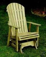 Amish Wood 2 ft Glider Porch Patio Outdoor Furniture  