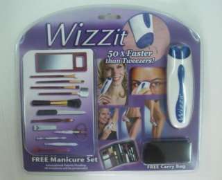   Wizzit Hair Remover Manicure Set Auto Trimmer Tweezer Beautyup  