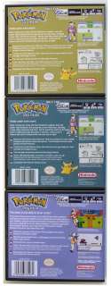 Gameboy Color NEW Game Case for Crystal, Gold, Silver Version Pokemon 