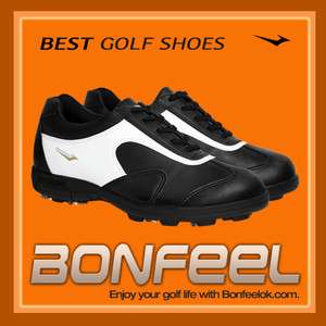 NEW Bonfeel Golf Shoes Mens Best Brand Evan BK Size All  