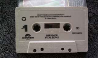 SURVIVOR Vital Signs (Cassette,1984)  