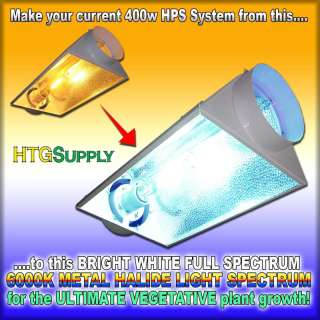 HPS MH conversion GROW LIGHT BULB 400 watt retrofit w  