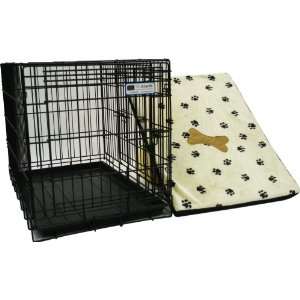  Brand New Foldable 2 Doors Dog Kennel Crate Cage 36x23x26 