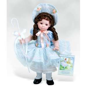  Little Bo Peep, 14 Inch Collectible Girl Doll in Porcelain 