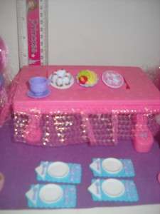 My Little Pony Crystal Rainbow Dining Room Tea Rare Lot  