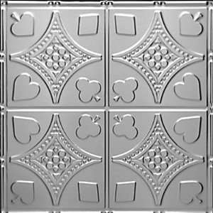  1215 Tin Ceiling Tile  HIGH STAKES   Tin Plated Steel Drop 