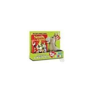  Shrek the Third DVD Gift Pack With Donkey Beanie Baby 