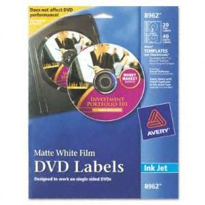  Avery Inkjet DVD Labels AVE8962