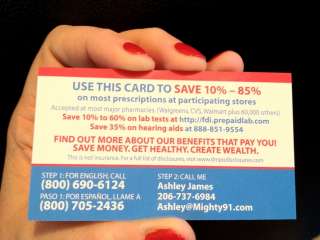 FDI Youngevity Pharmacy Discount Card SAVE 10  Drugs Hearing 