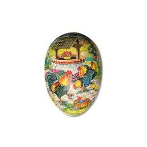   Mache Roosters Well Easter Egg Container ~ Germany