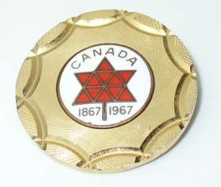 CANADA CENTENNIAL LAPEL PIN~1867  1967  