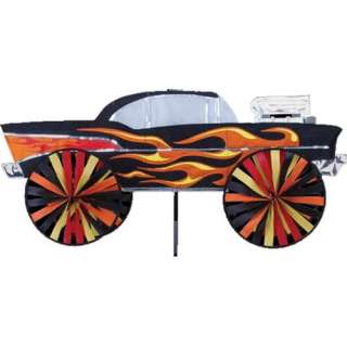 28 Hot Rod Car Yard Garden Ground Wind Spinner  