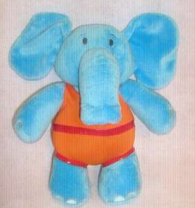    BENDABLE DINKY PLUSH   BLUE ELEPHANT  