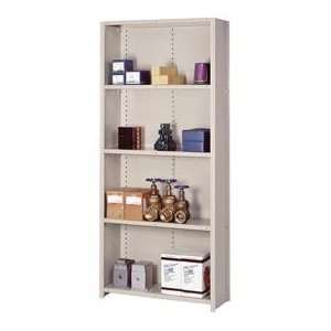  Closed Shelving Starter, 5 Extra Hd Shelves, 48Wx12Dx84 