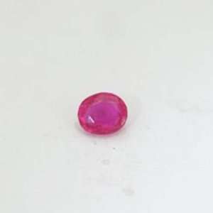  Ruby Oval Facet 0.34 ct Gemstone Jewelry