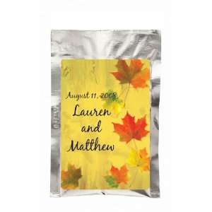 Wedding Favors Changing Leaves Fall Theme Personalized French Vanilla 