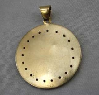   & Diamond Religious Medal/Medallion Pendant Charm   with no chain