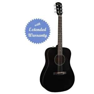  Fender CF 140S Folk Cutaway Acoustic Guitar with Gear 