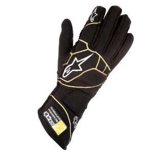   Nomex FIA 8856 2000/SFI 3.3/5 Certified Driving Gloves (Black, Large