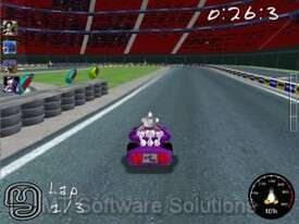 Youcan do a single race against other karts, compete in one of 