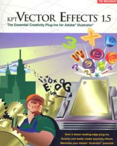 KPT Vector Effects 1.5 MAC CD illustrator art plug ins  