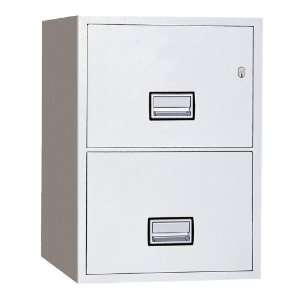 com Fireproof Vertical File Two Drawer, 311/2D Putty Textured Paint 