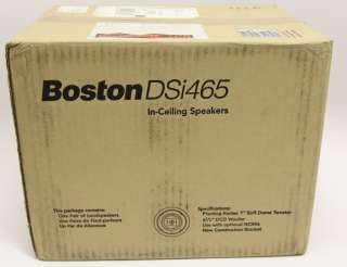 BostonAcoustics DSi465 In Ceiling Speakers   1 Pair