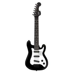  First Act Discovery Black White Electric Learning Guitar 