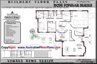 Real Estate 4 Bed House Floor Plan home builder floorplan HOUSE PLANS 
