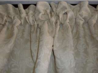   valance this valance has a 3 inch rod pocket this is a dry clean only
